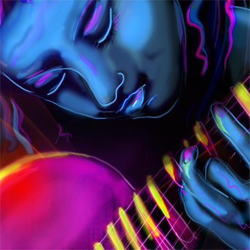 Music art by DC Langer