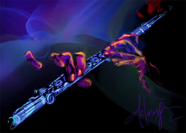 Music art by DC Langer