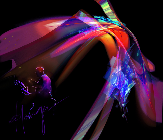 Piano art by DC Langer'