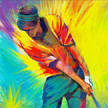 golf, art pendant, DC Langer