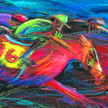 horses, art pendant DC Langer